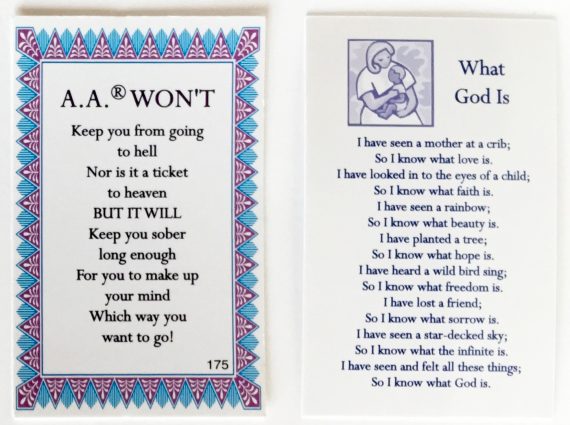 Wallet Card 175 - AA Won't