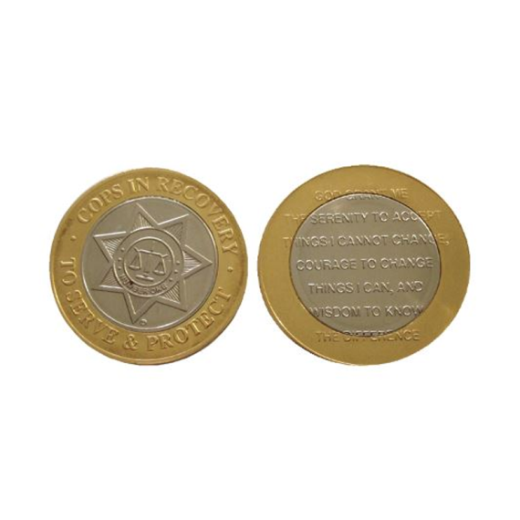 Bi-Metal Medallion - Cops In Recovery