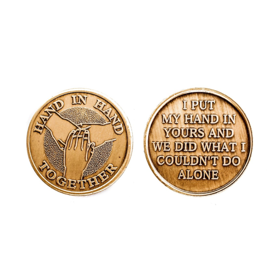 Bronze-Hand in Hand