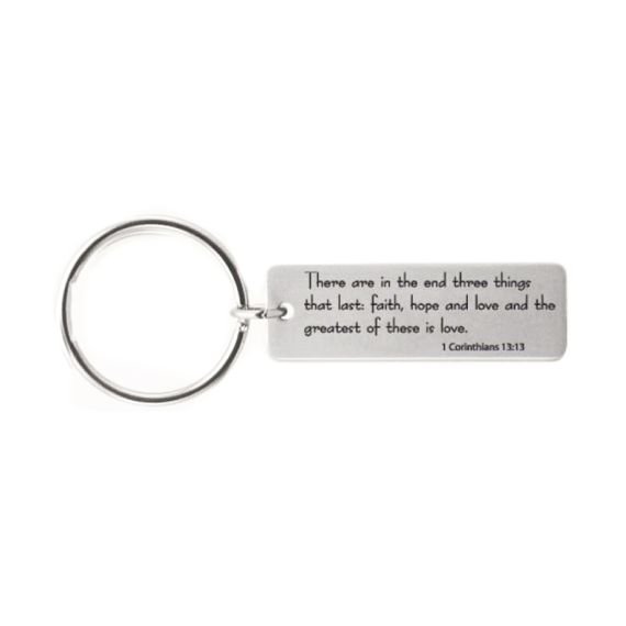 KR105 - Faith, Hope, Love - Key Ring