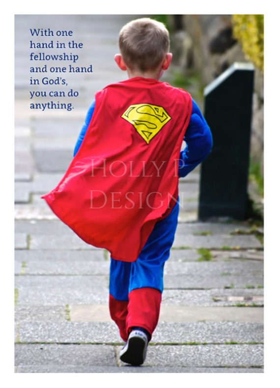Holly P-141 - With one hand (boy in cape)