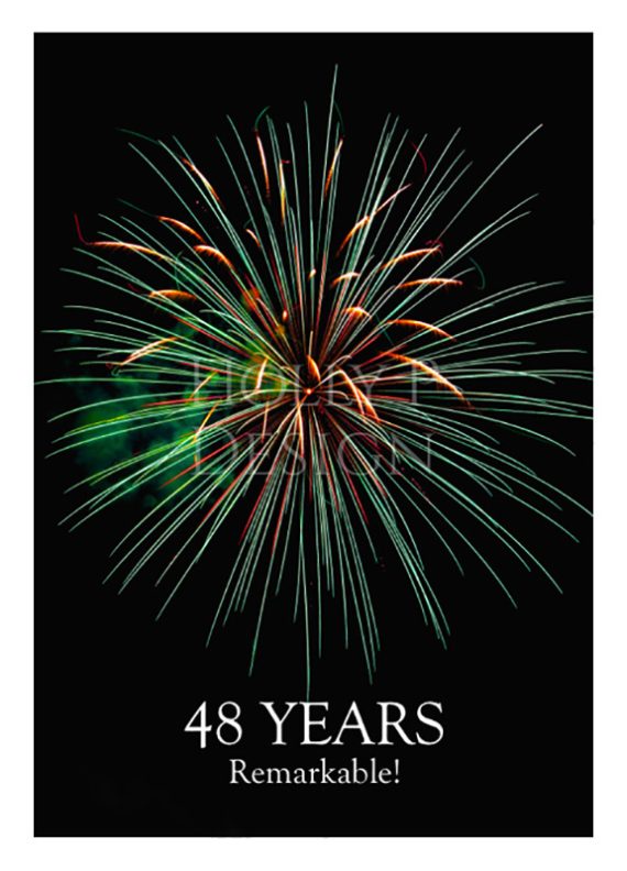 Holly P - 48 year birthday cardFW48-059 Remarkable!