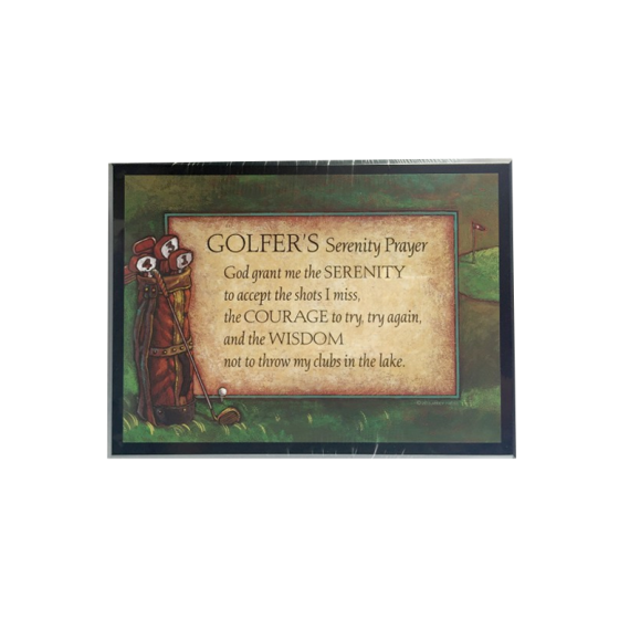 AP - Golfer's Serenity Prayer Plaque