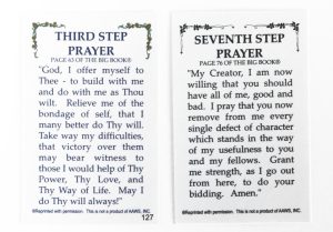 Wallet Card 127 - Third and Seventh Step Prayer