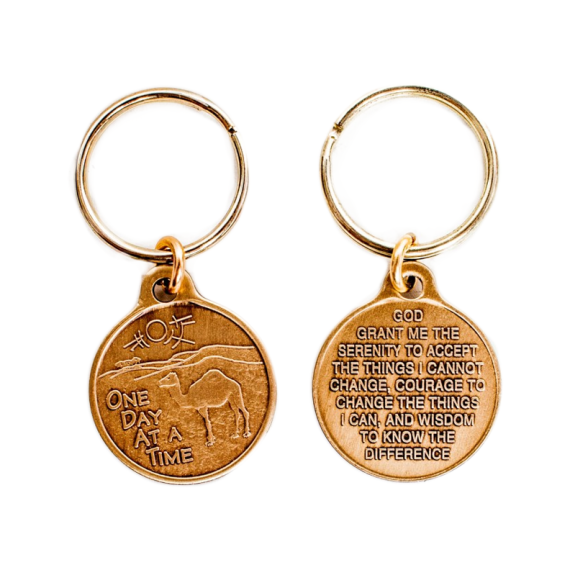 SK - "Camel Poem - Serenity Prayer" Key Ring