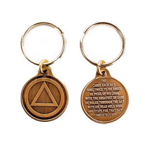 SK - "Circle Triangle - Serenity Prayer" Key Ring