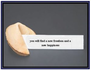 Card - Fortune Promise/Encouragement