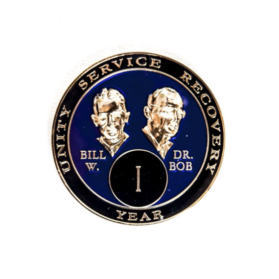AA Tri-Plate Medallion Bill and Bob Blue