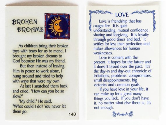 Wallet Card 140 - Broken Dreams