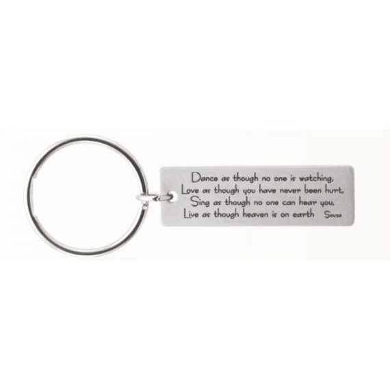 KR103 - Dance As Though No One Is Watching  - Key Ring