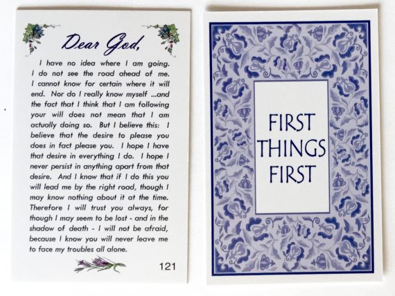 Wallet Card 121 - Dear God Letter