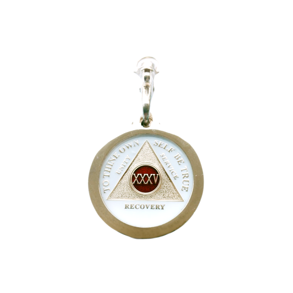 Bezel - Basic round drop in design with covered top - GOLD TONE - Image 2