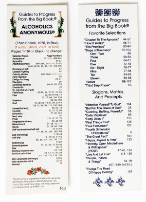 W163 Bookmarks - Guides to Progress Bookmark