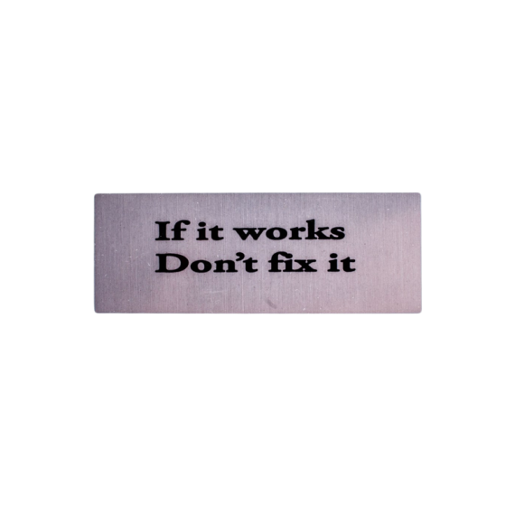 WM - If it works Don't fix it