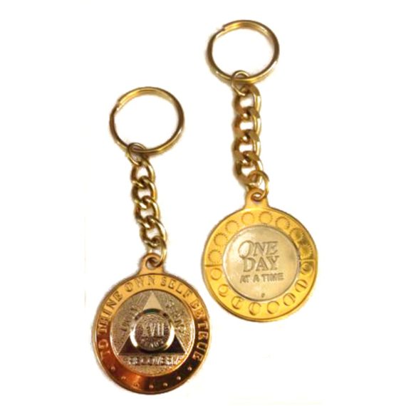 Bi- Metal Key rings with years (only avail in 14, 17, 18, 19 )