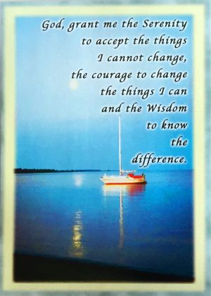 VG85 - serenity prayer card