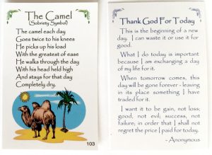 Wallet Card 103 - Poem of the Camel