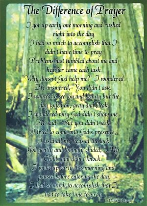 VG46 - Difference of Prayer