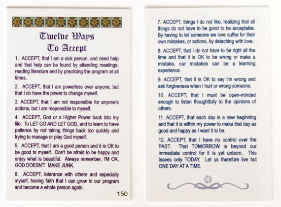 Wallet Card 150 - Twelve Ways to Accept