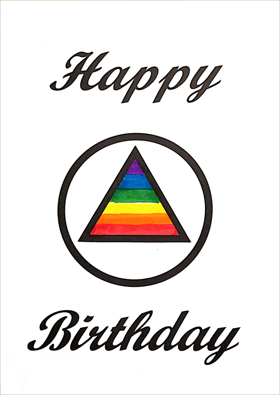 AA Classic Birthday Card Years (Blank years)