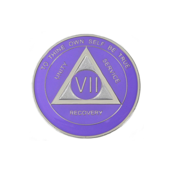 AA Tri-Plate Medallion Amethyst