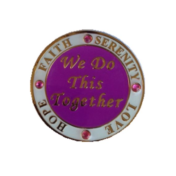 0002  Sponsee Gift Tri-plate Medallion - Image 2