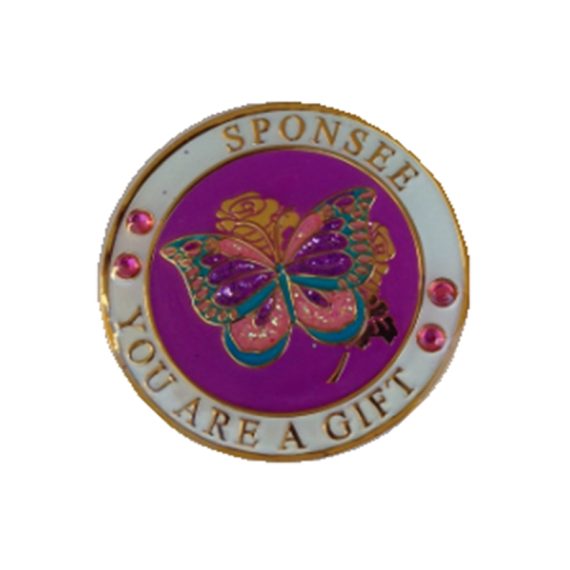 0002  Sponsee Gift Tri-plate Medallion
